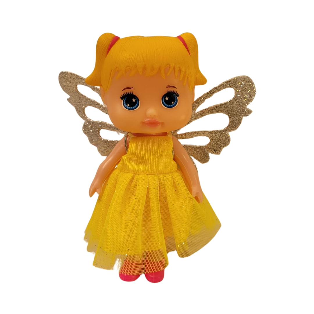 Boneca Lolinha Fadinha Amarela - Anjo Toys