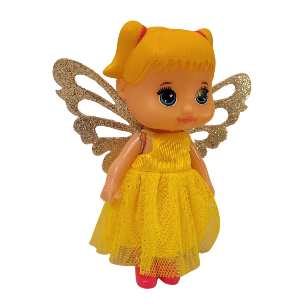 Boneca Lolinha Fadinha Amarela - Anjo Toys