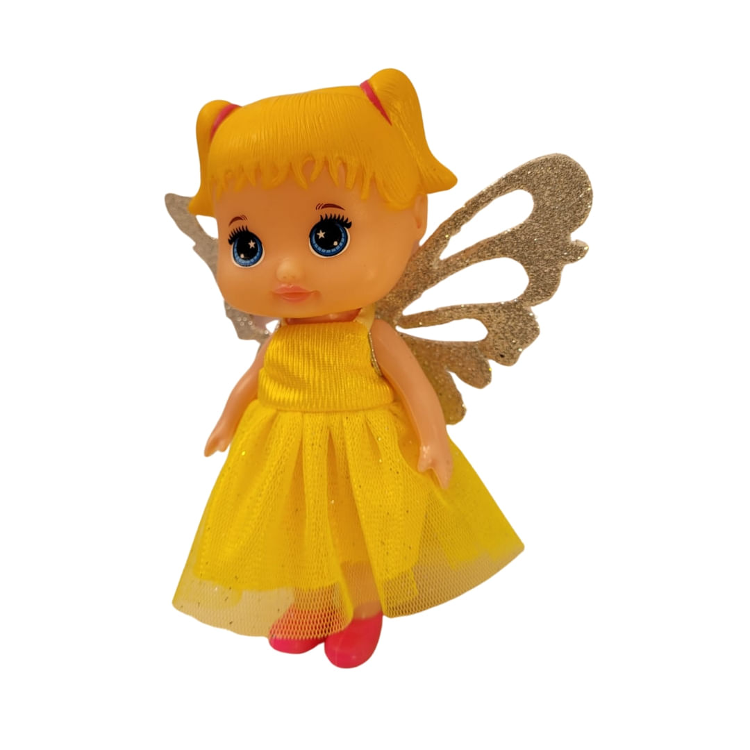 Boneca Lolinha Fadinha Amarela - Anjo Toys