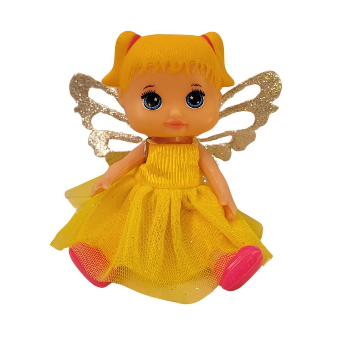 Boneca Lolinha Fadinha Amarela - Anjo Toys