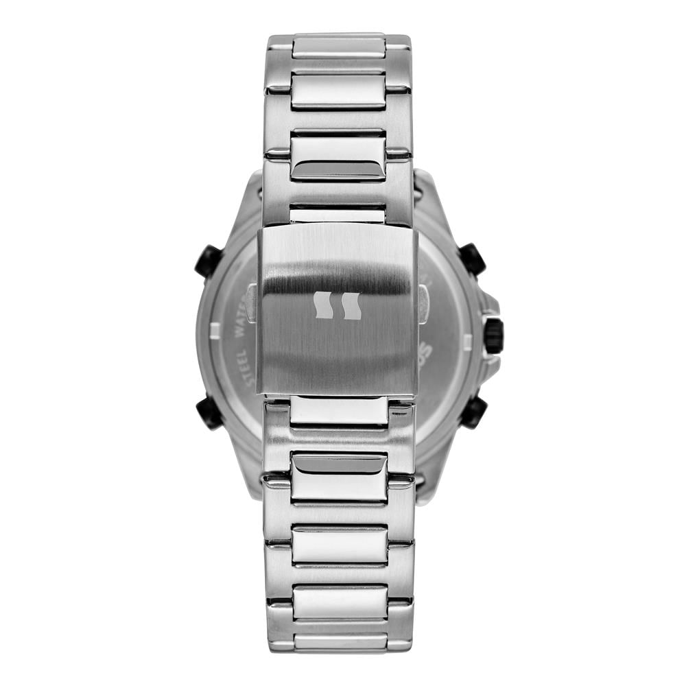 Relógio Seculus Masculino Ref:77270gpsvca1 Anadigi Prateado