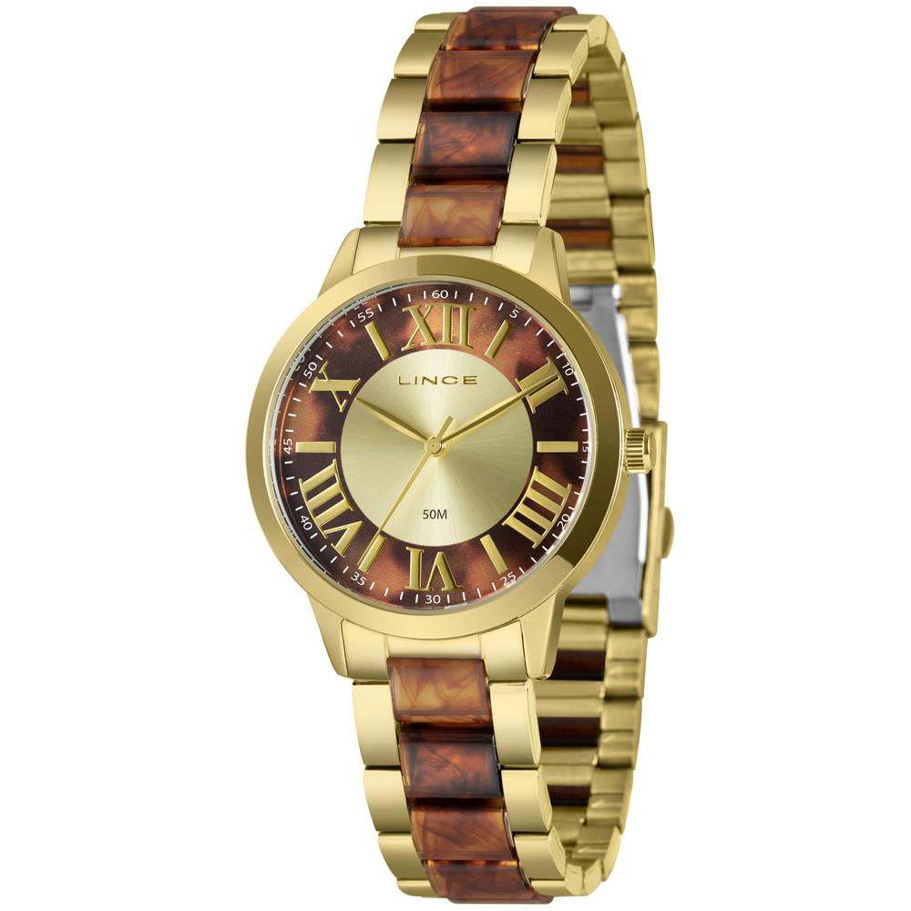 Relógio Lince Feminino Ref:Lrt4792l38 C3kn Fashion Bicolor