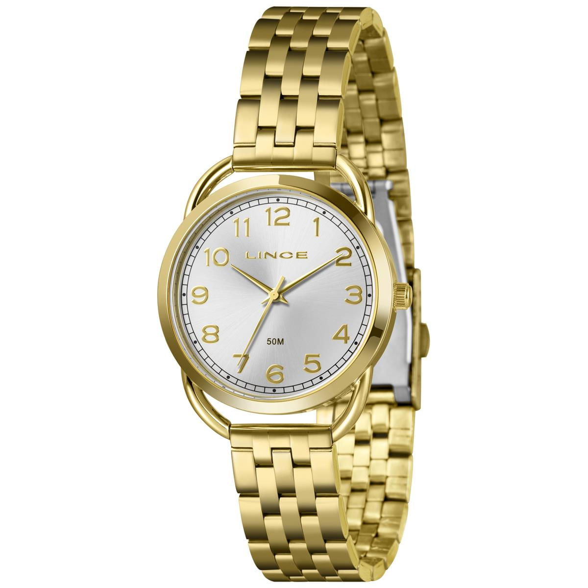 Relógio Lince Feminino Ref:Lrg4779l36 S2kx Casual Dourado