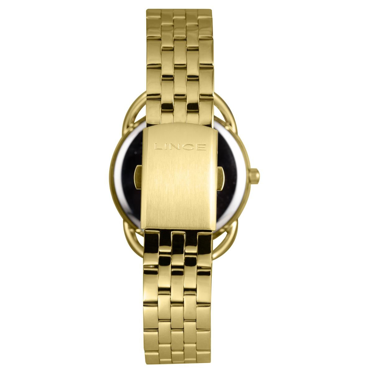 Relógio Lince Feminino Ref:Lrg4779l36 S2kx Casual Dourado