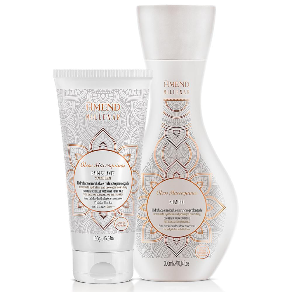 Kit Shampoo + Selante Amend Óleos Marroquinos Millenar 180g