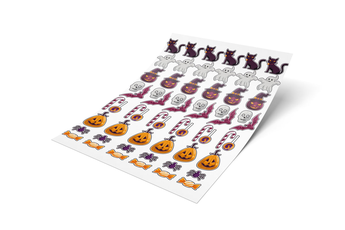 Adesivos para Halloween - Kit 02