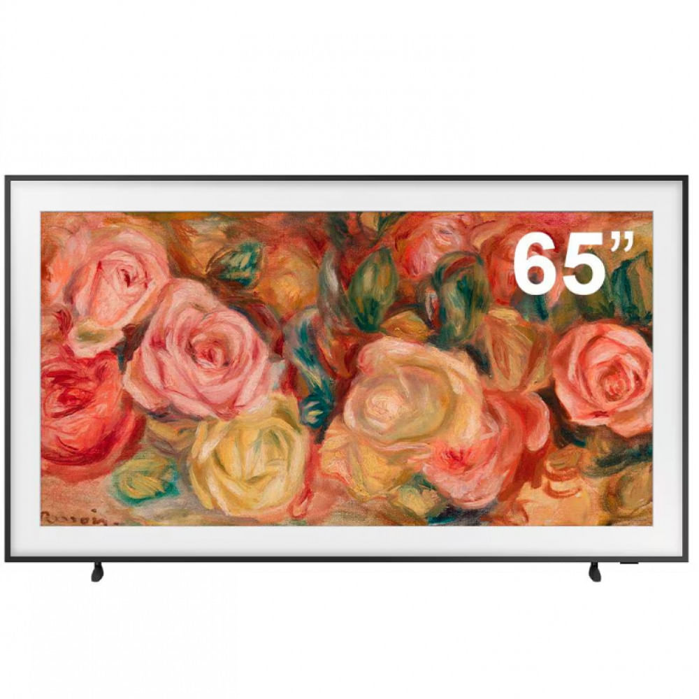 Smart TV 65 4K Samsung QN65LS03D QLED The Frame com Quantum Processor 4K, Dolby Atmos, Wi-Fi, Bluetooth, USB e HDMI