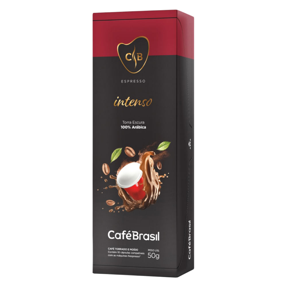 Capsula Bebida Café Brasil Intenso P/ Cafeteira Nespresso