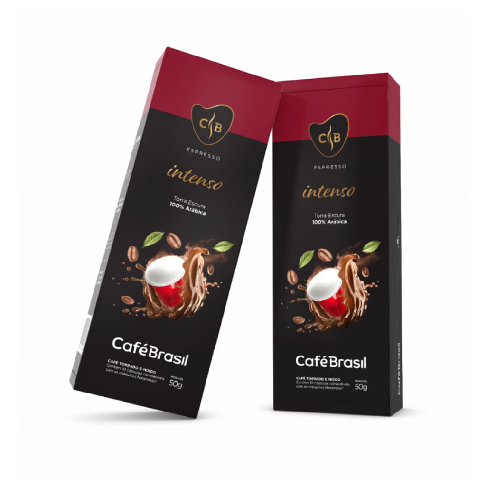 Capsula Bebida Café Brasil Intenso P/ Cafeteira Nespresso