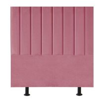 Cabeceira De Cama Solteiro Box 100 Cm Taís Suede rosa