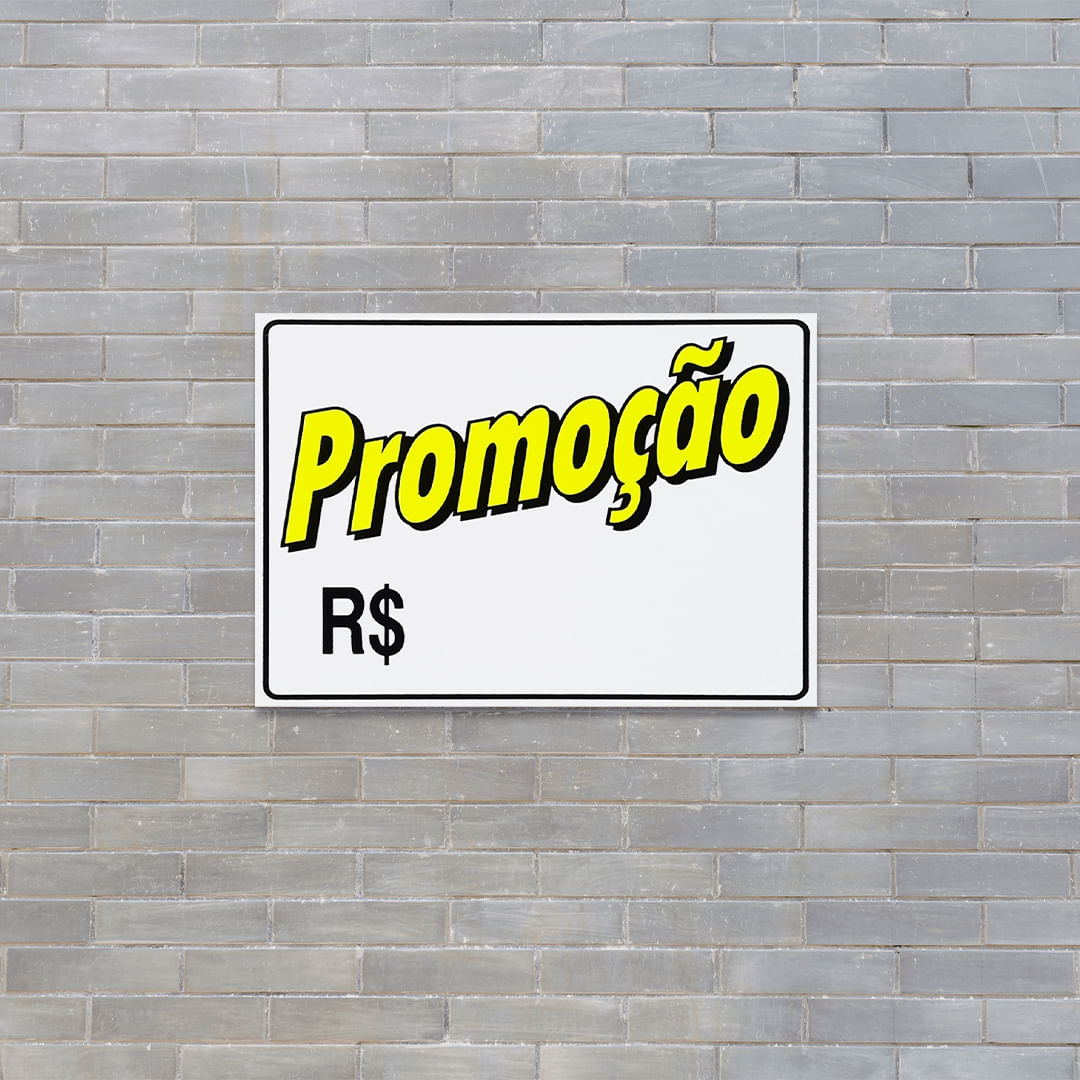 Placa De Sinalização Promoção 30x20 Acesso - P-20 F9e