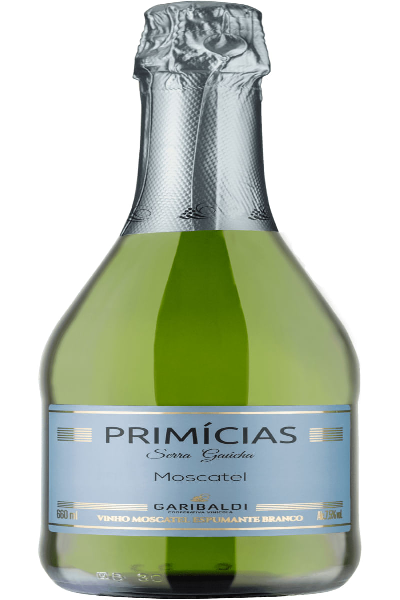 Espumante Moscatel Primicias Garibaldi 660ml