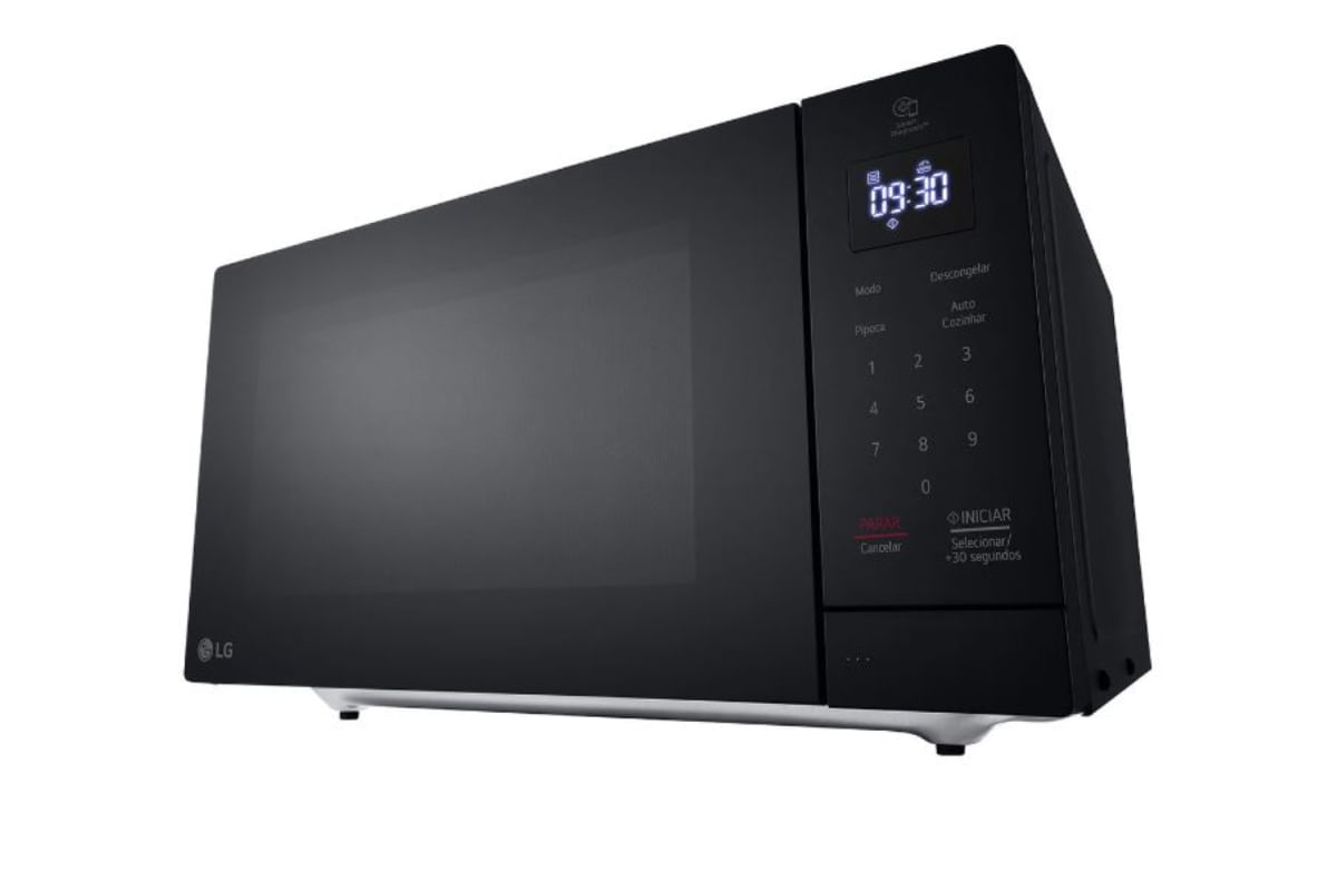 MICROONDAS LG GRILL NEO CHEF LIMPA FÁCIL PRETO 30 LITROS 220V MG3035DS