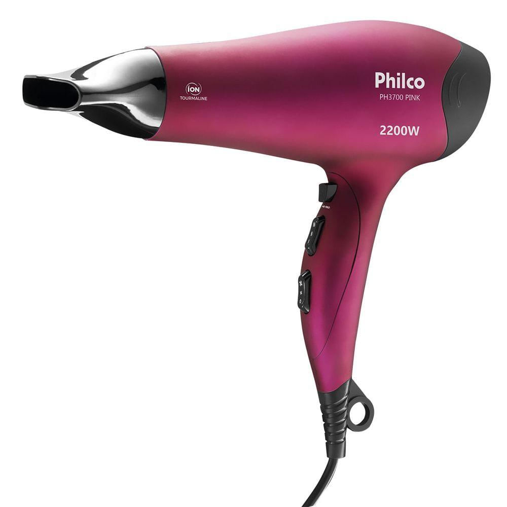 Secador de Cabelo 2000W Pink Philco 127V PH3700