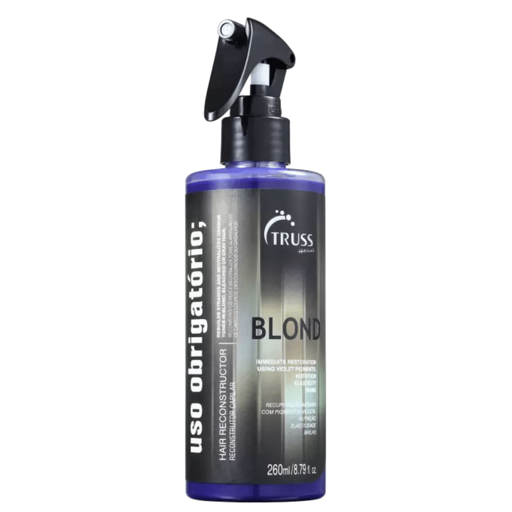 Truss Uso Obrigatório Blond Reconstrução Capilar 260ml