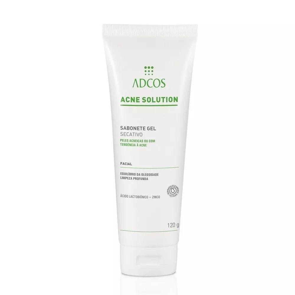 Adcos Acne Solution Sabonete Antiacne 120ml