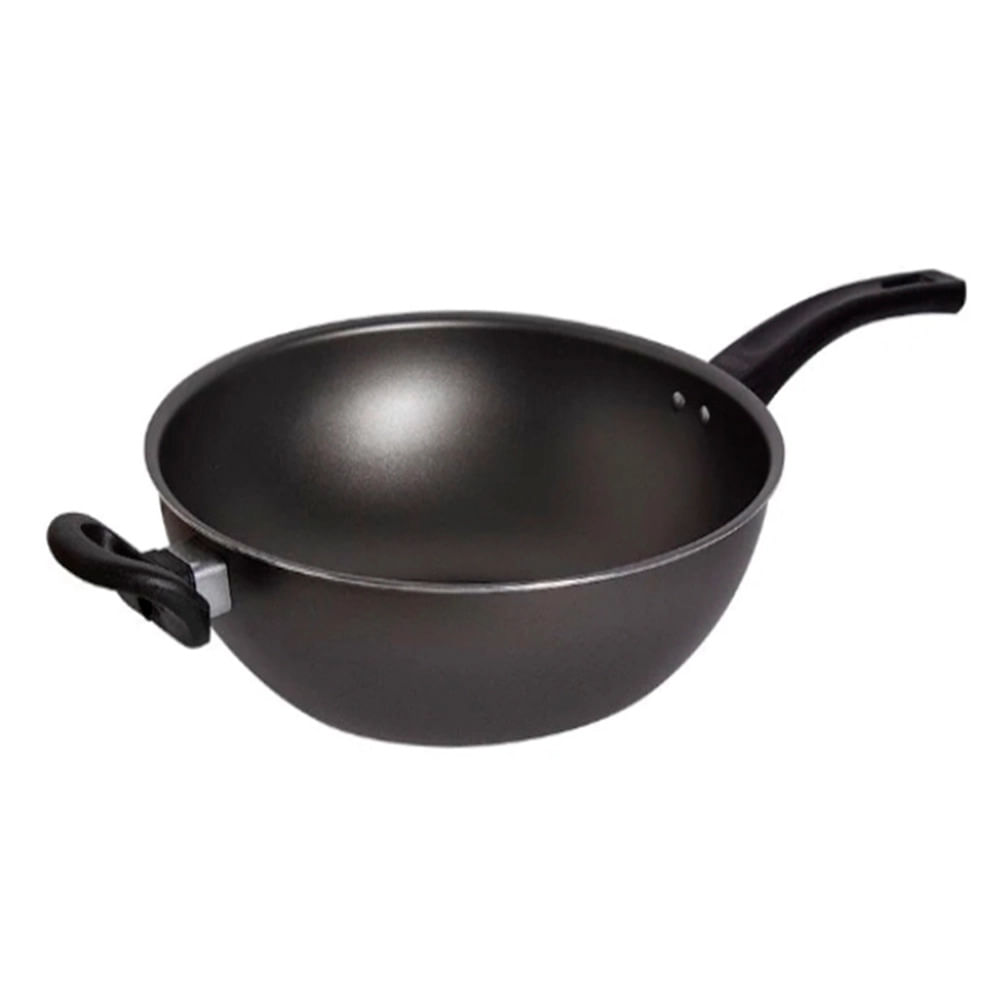 Frigideira Antiaderente Wok Eirilar Preta 28cm