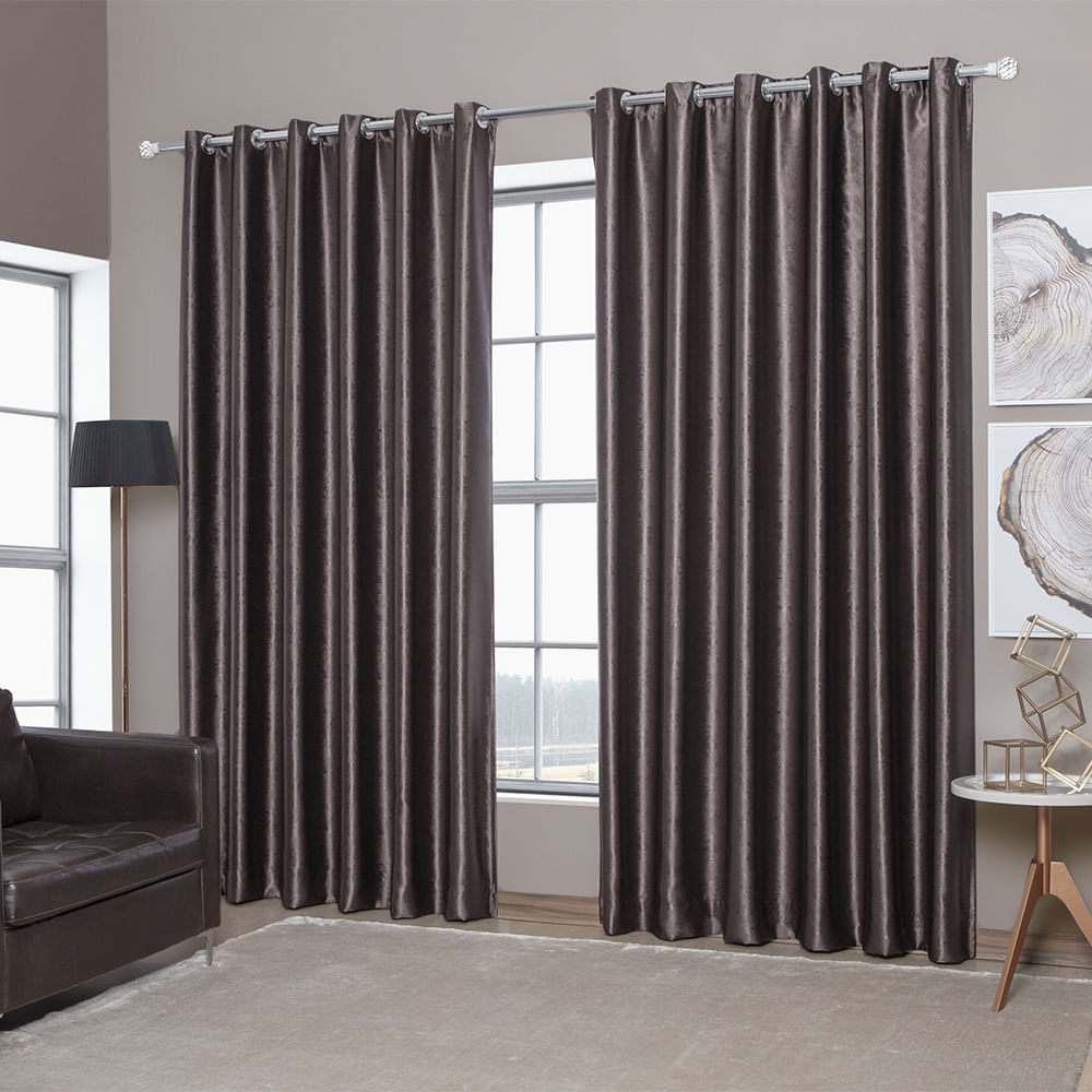 Cortina Blackout Embossed Malta 300x250cm Sultan