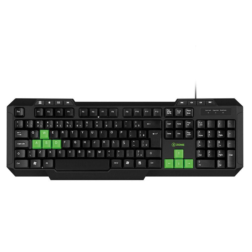 Teclado Gamer Standard Xzone Gtb-01 Gamer Basico