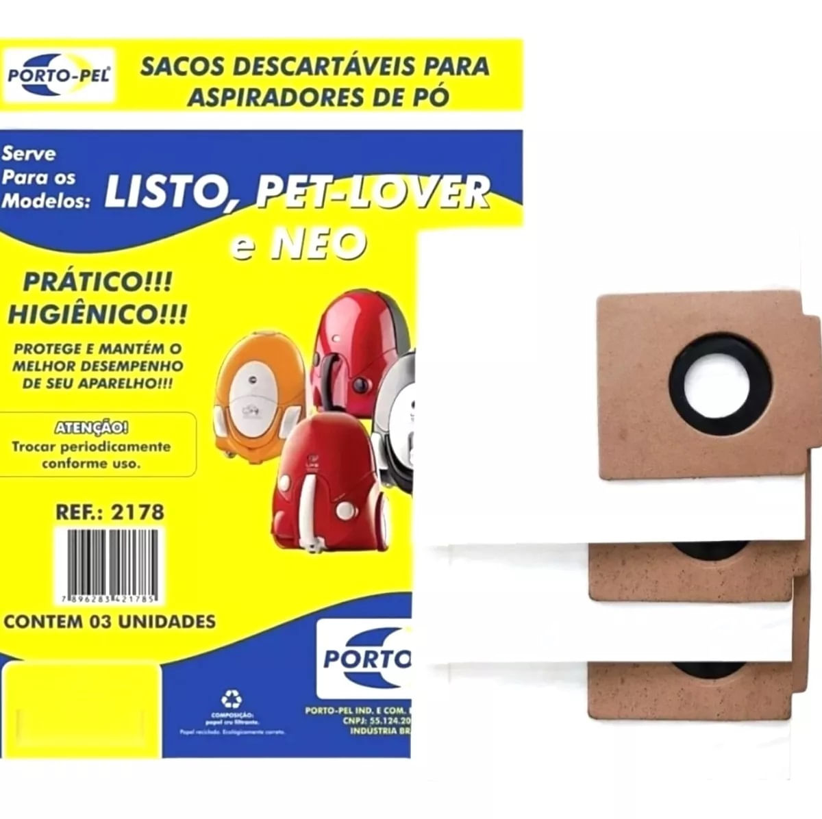 Sacos De Aspirador De Pó Electrolux Listo Pet Lover Neo