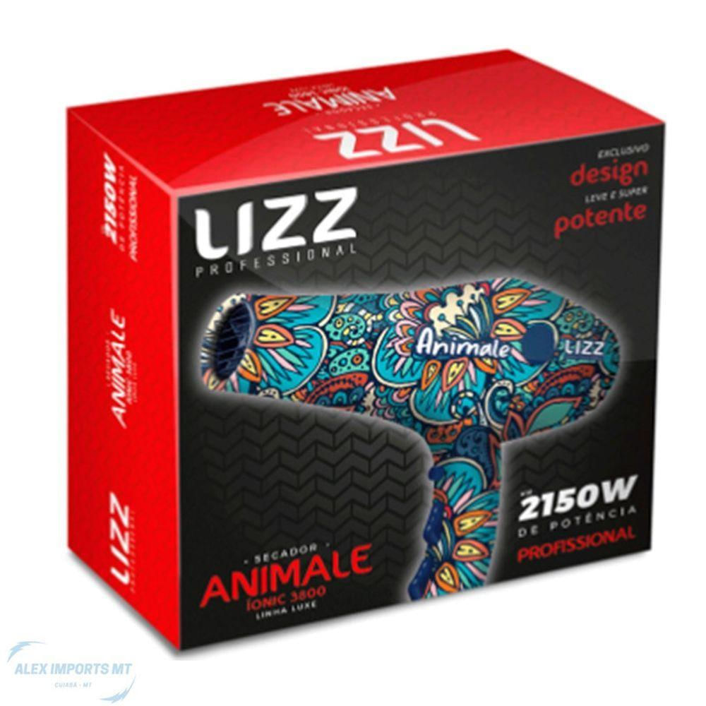 Secador De Cabelo Lizz Animale Ionic 2.150W Super Potente 110