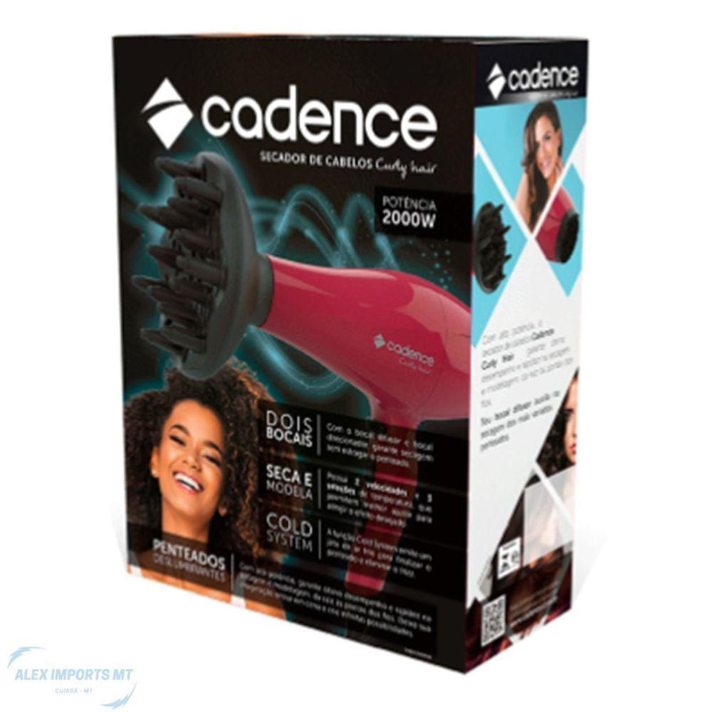 Secador De Cabelo Cadence Curly Hair Sec530 Com Difusor 220