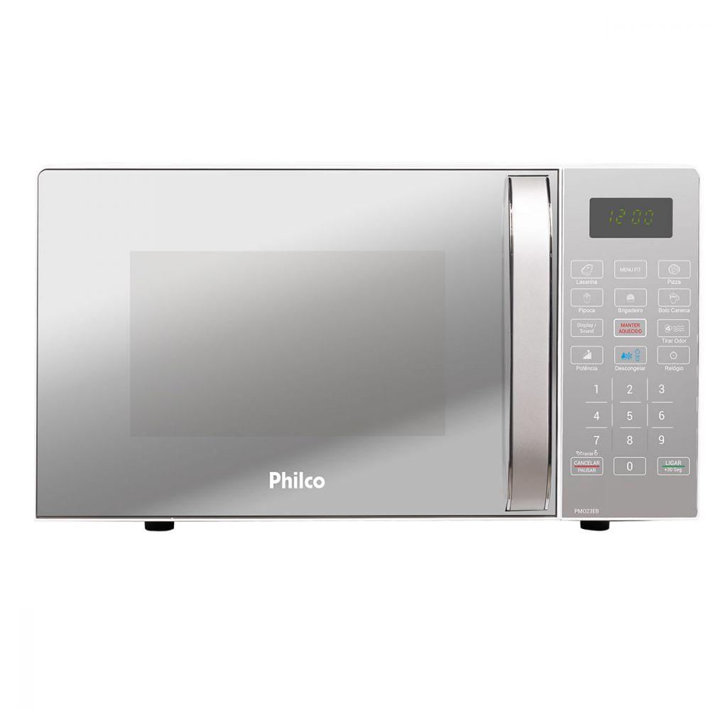 Micro-ondas Philco Pmo23eb Revestimento Limpa Fácil 20L 220V