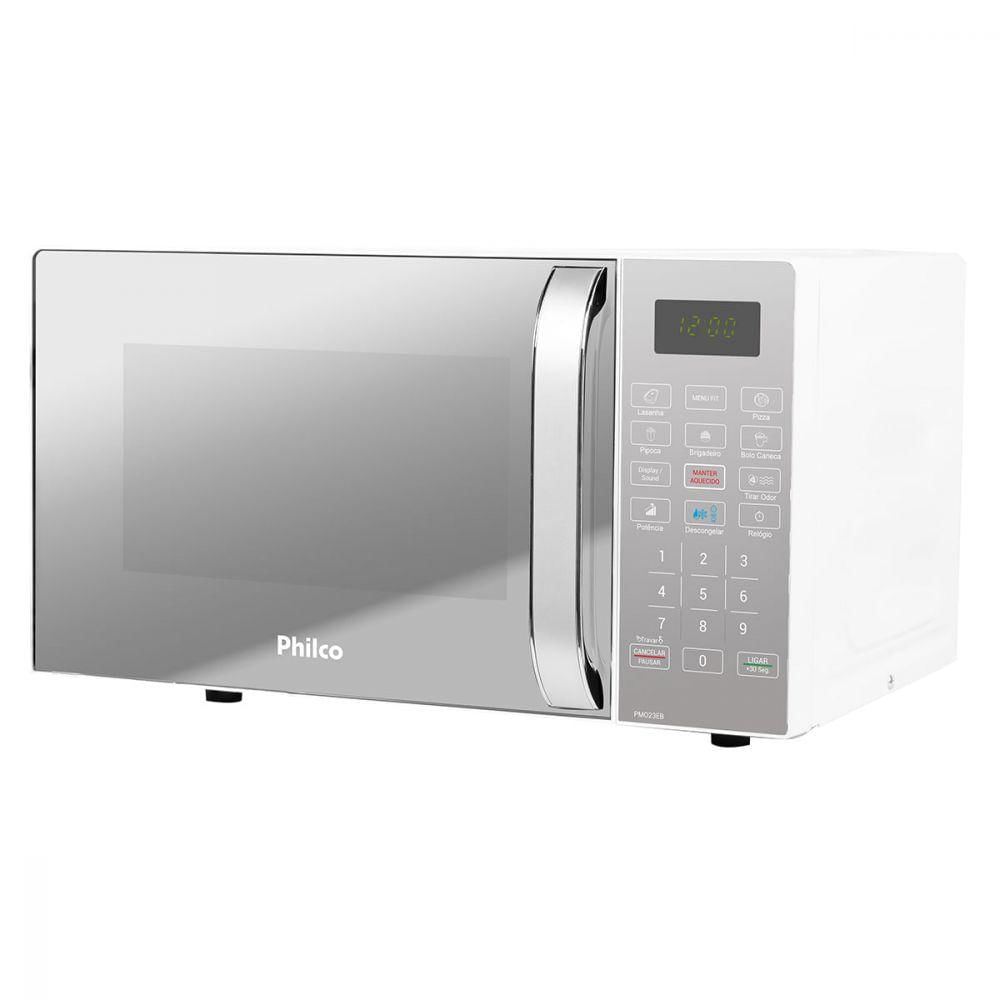 Micro-ondas Philco Pmo23eb Revestimento Limpa Fácil 20L 220V