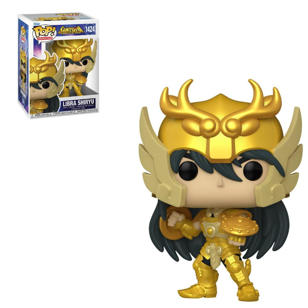 Funko Pop Saint Seiya 1424 Libra Shiryu Zodiaco Gold