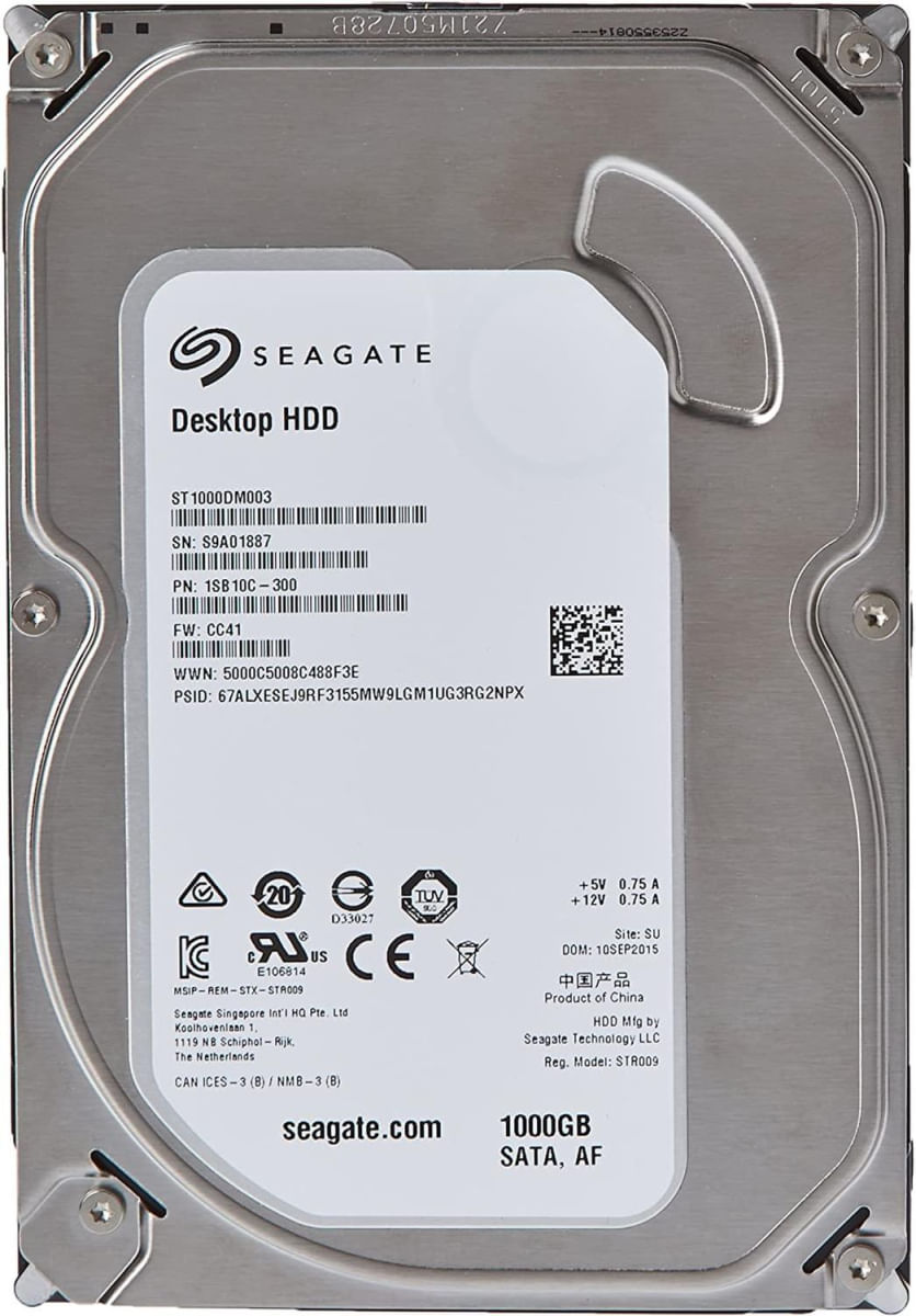 Hd 1 terá para Dvr Intelbras 1000 Gigas - Seagate - Wd Grenn