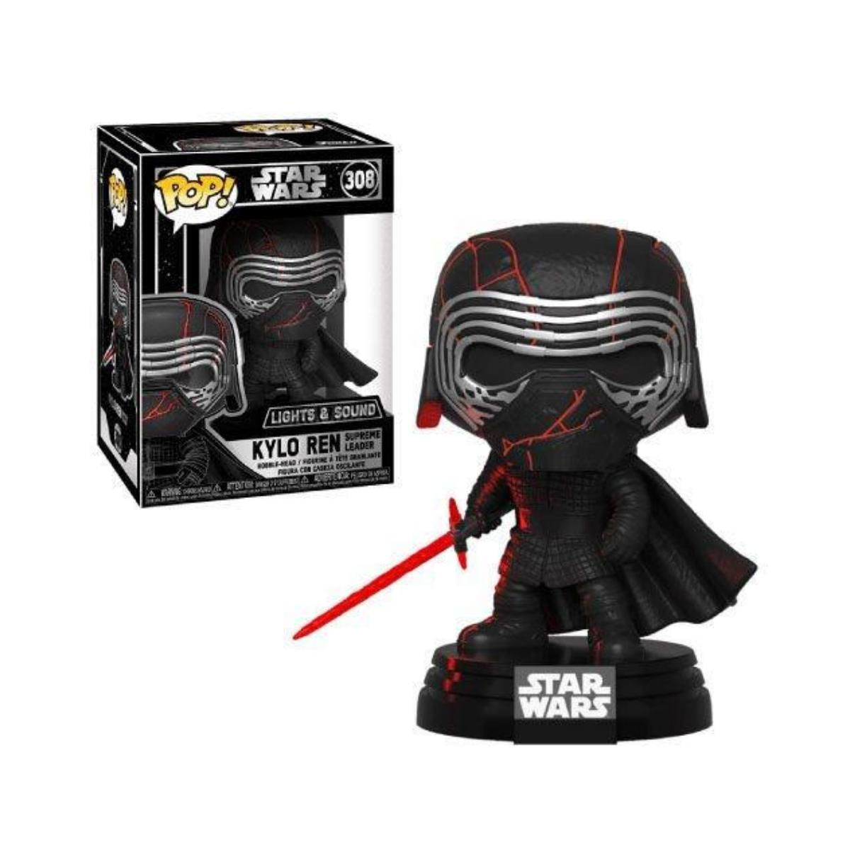 Funko Pop Star Wars Rise of Skywalker 308 Kylo Ren Lights & Sound