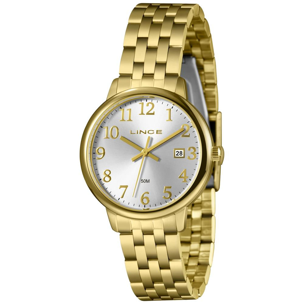 Relógio Lince Feminino Ref:Lrgh194l36 S2kx Casual Dourado