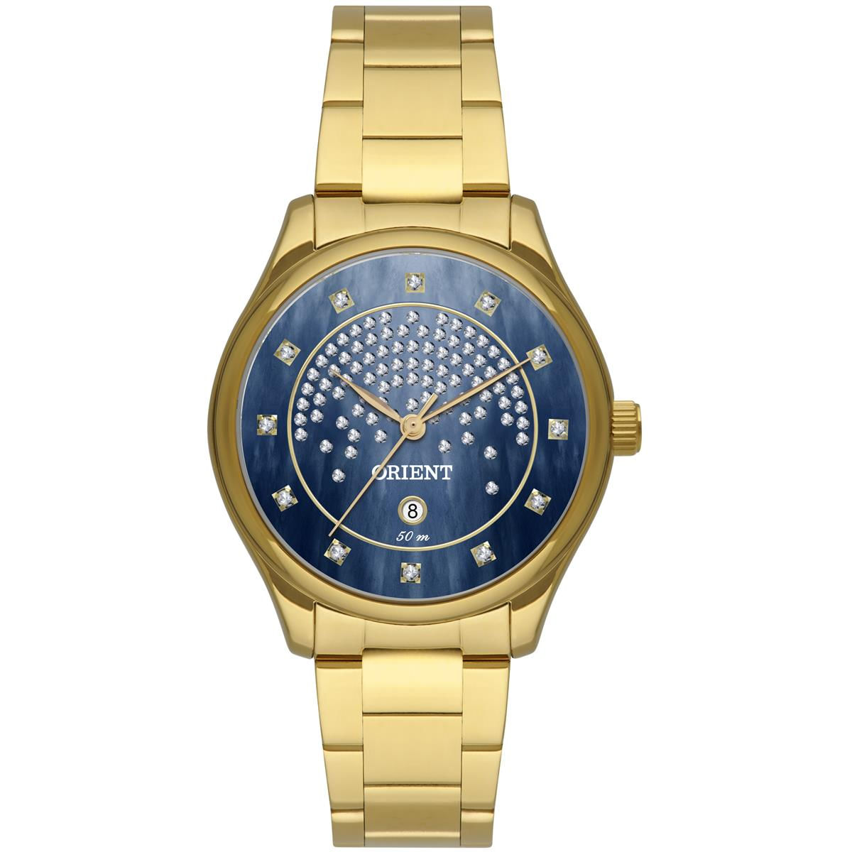 Relógio Orient Feminino Ref:Fgss1241 D1kx Casual Dourado