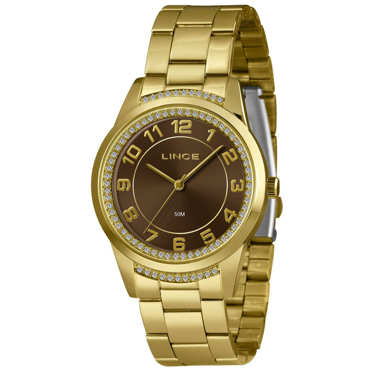 Relógio Lince Feminino Ref:Lrgj159l40 N2kx Casual Dourado