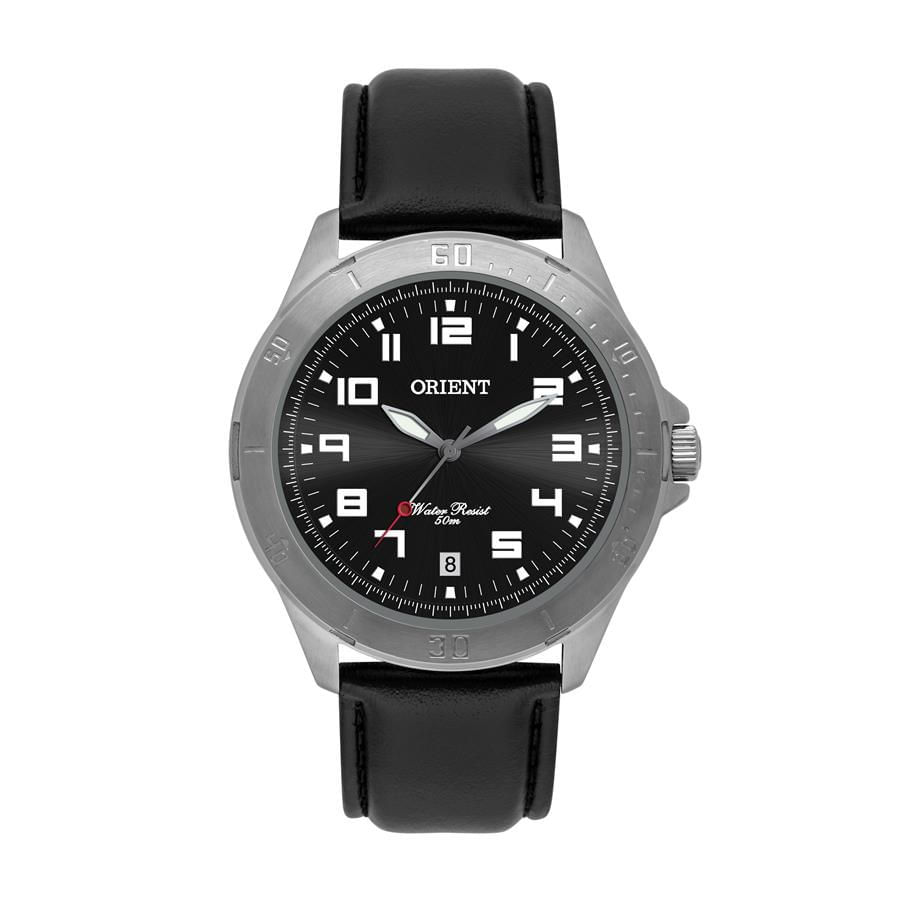Relógio Orient Masculino Ref:Mbsc1032 G2px Casual Prateado