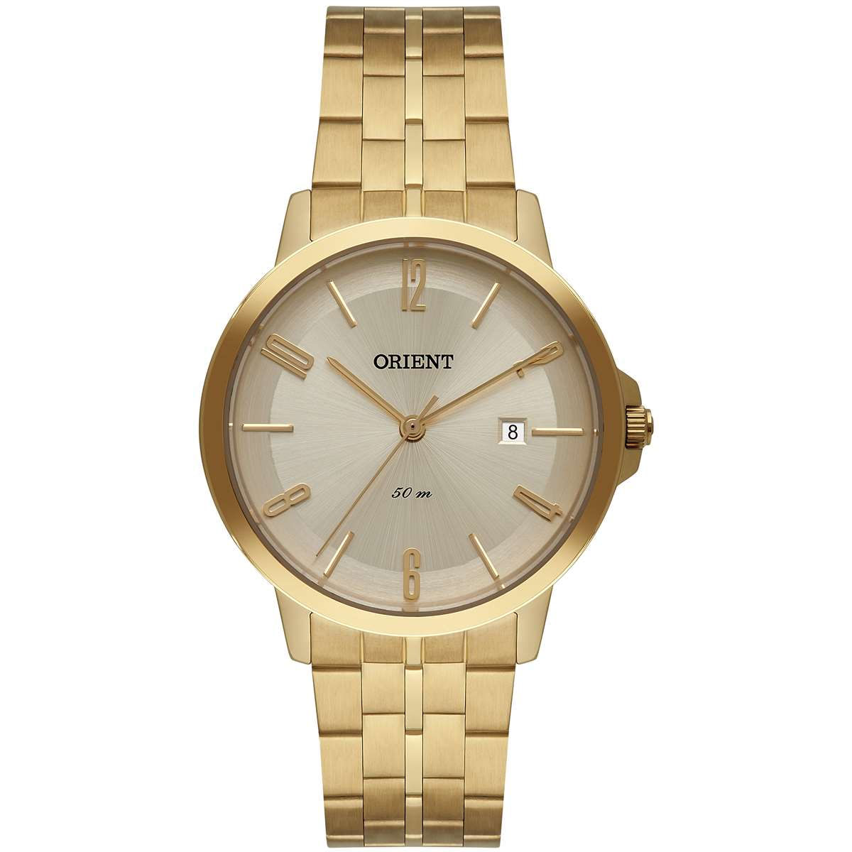Relógio Orient Feminino Ref:Fgss1231 C2kx Casual Dourado