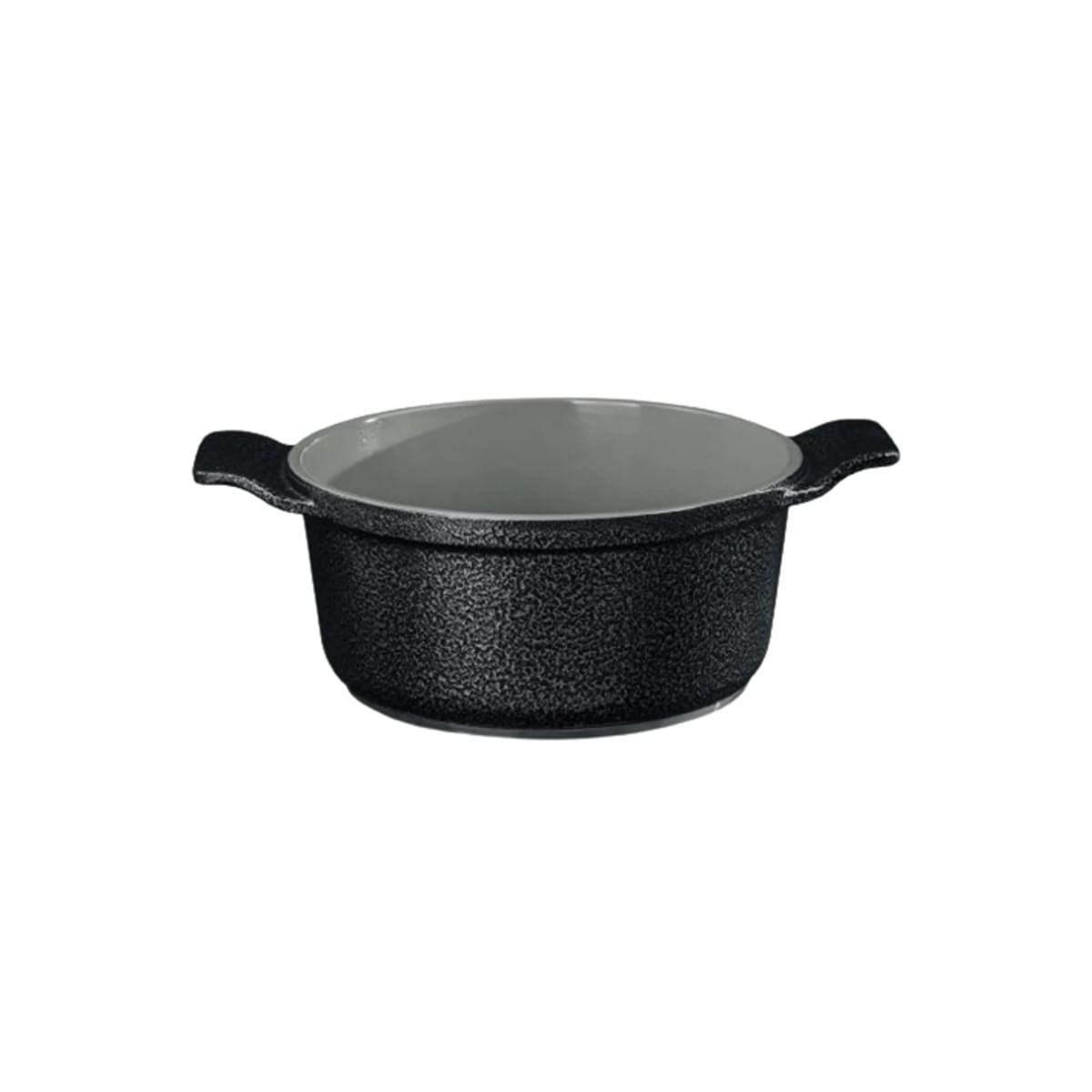 Caçarola Preto Craqueado Antiaderente Cerâmica Javali AA22cm