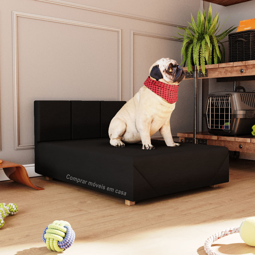 Cama Box Pet Retriever 80 cm Porte Grande Lara Cores - Comprar Moveis em Casa