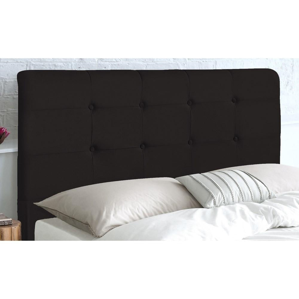 Cabeceira Cama Box Casal Queen 160cm Luna I02 Suede Marrom - Mpozenato