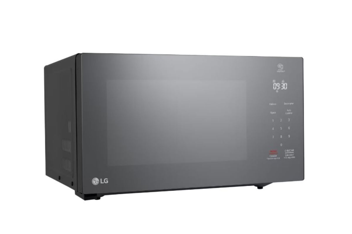 MICROONDAS LG NEOCHEF PRETO ESPELHADO LIMPA FÁCIL 30 LITROS 127V MS3094NR