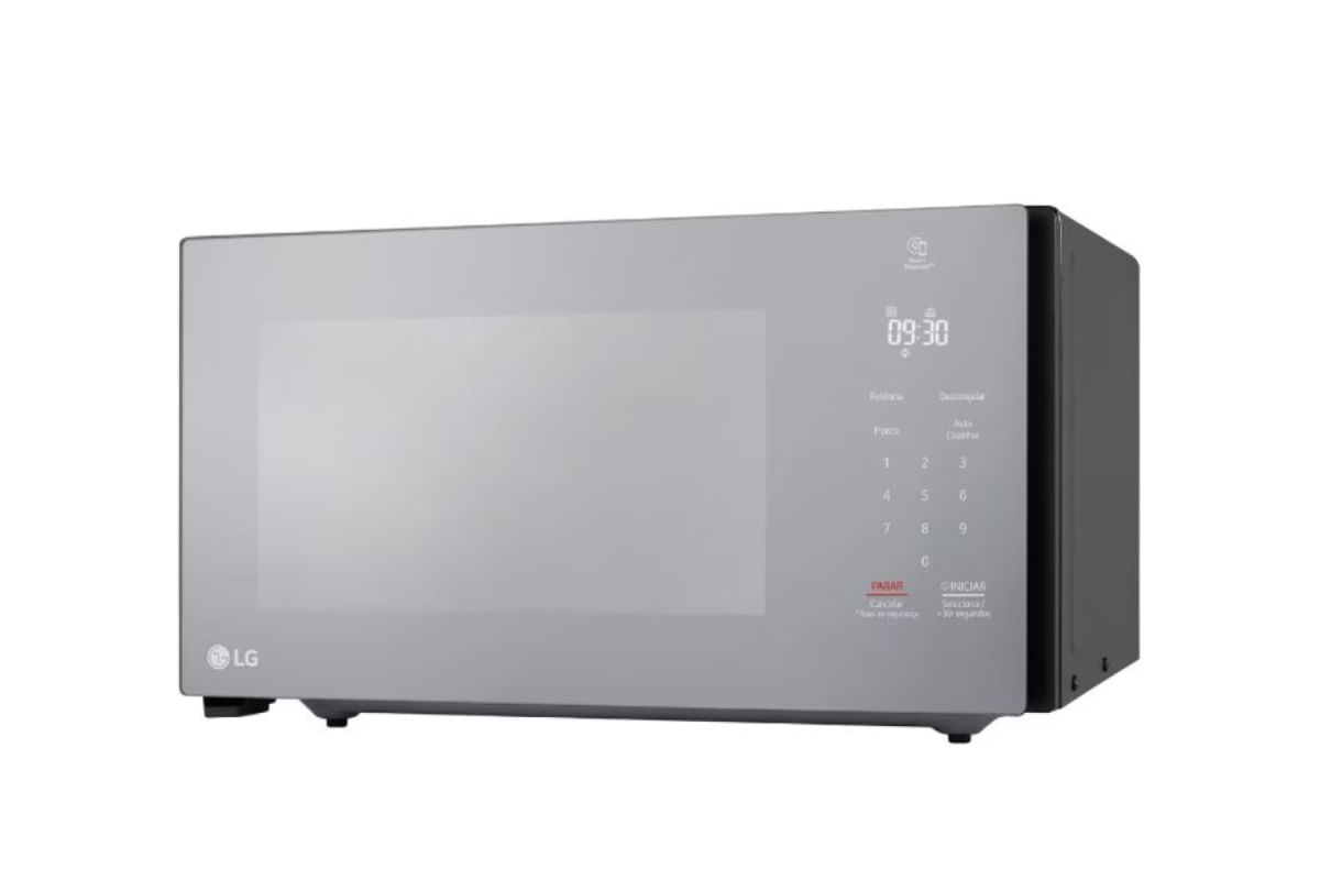 MICROONDAS LG NEOCHEF PRETO ESPELHADO LIMPA FÁCIL 30 LITROS 127V MS3094NR