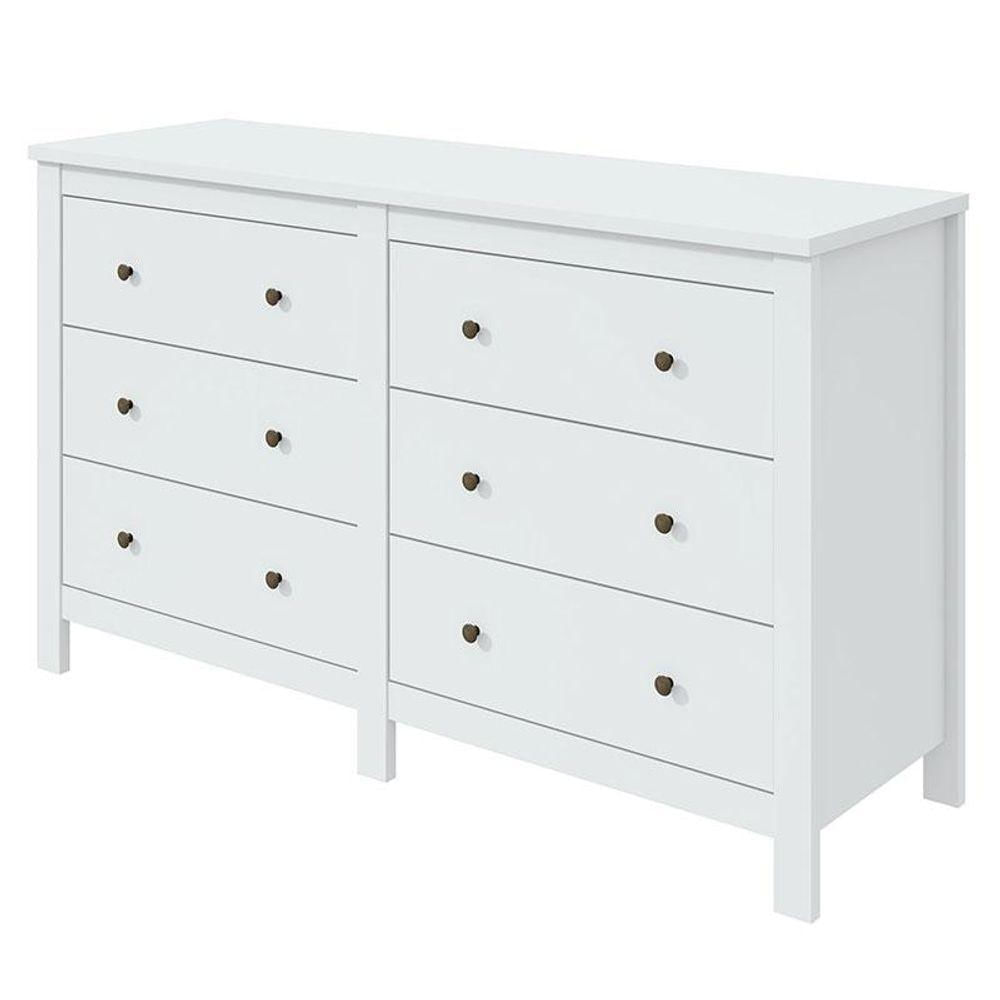 Cômoda Horizontal Maggiore Branco Brilho - Lopas