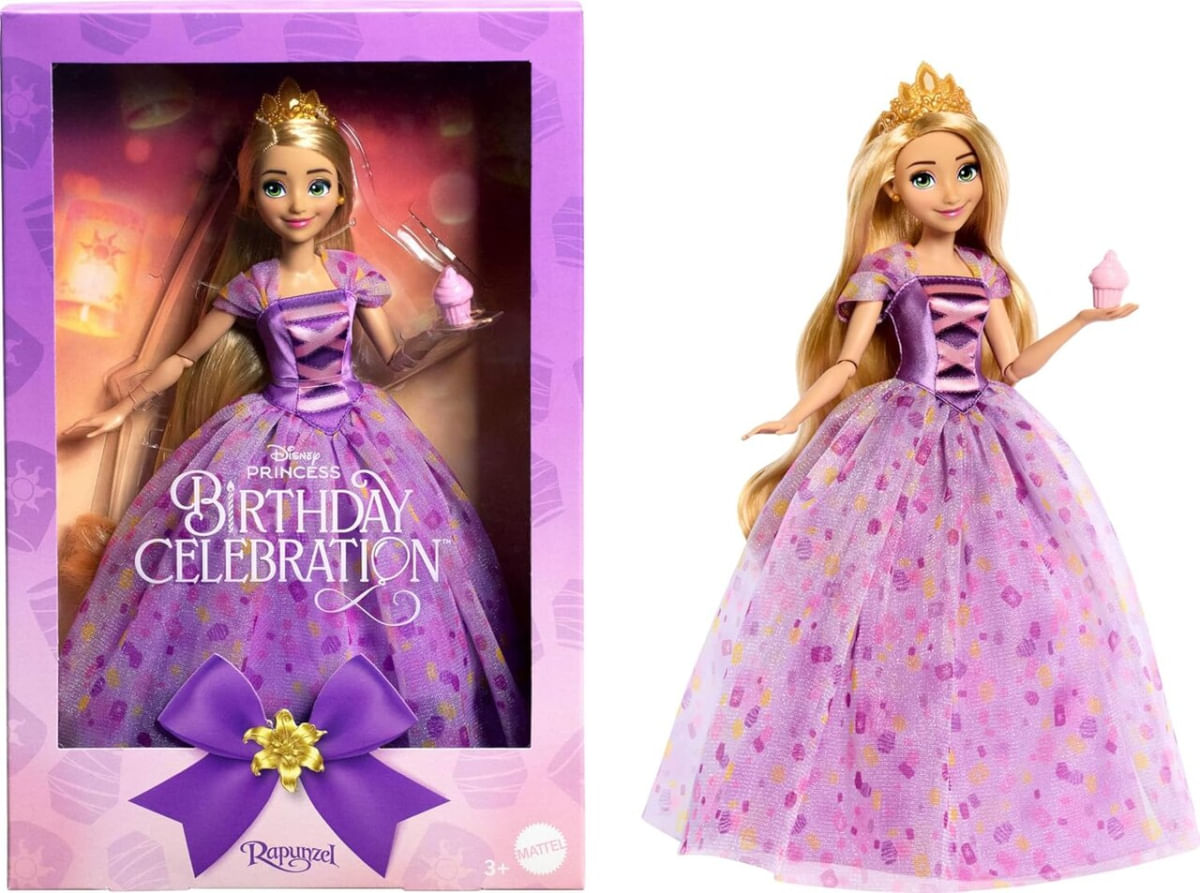 Boneca Rapunzel Edição Especial Aniversário Mattel - HYC38
