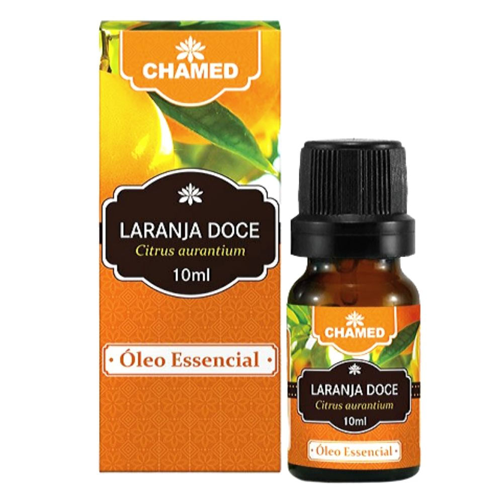 Óleo Essencial De Laranja Doce 10ml 100% Puro Chamed