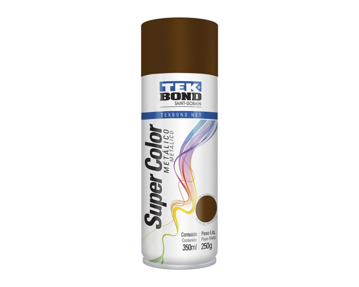 Tinta Spray Tekbond Metalico Bronze 350Ml/250G