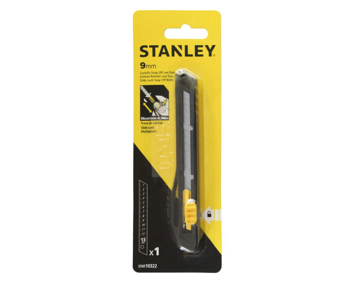 Estilete Stanley Retratil 09Mm 10322-840