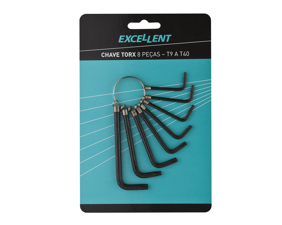 Chave Allen Jg 08Pcs 1,5-6,0Mm Importado Blister