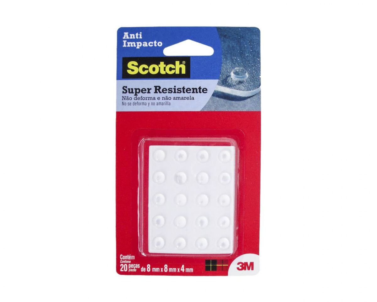 Batente Protetor 3M A Peq 20Pcs Blister