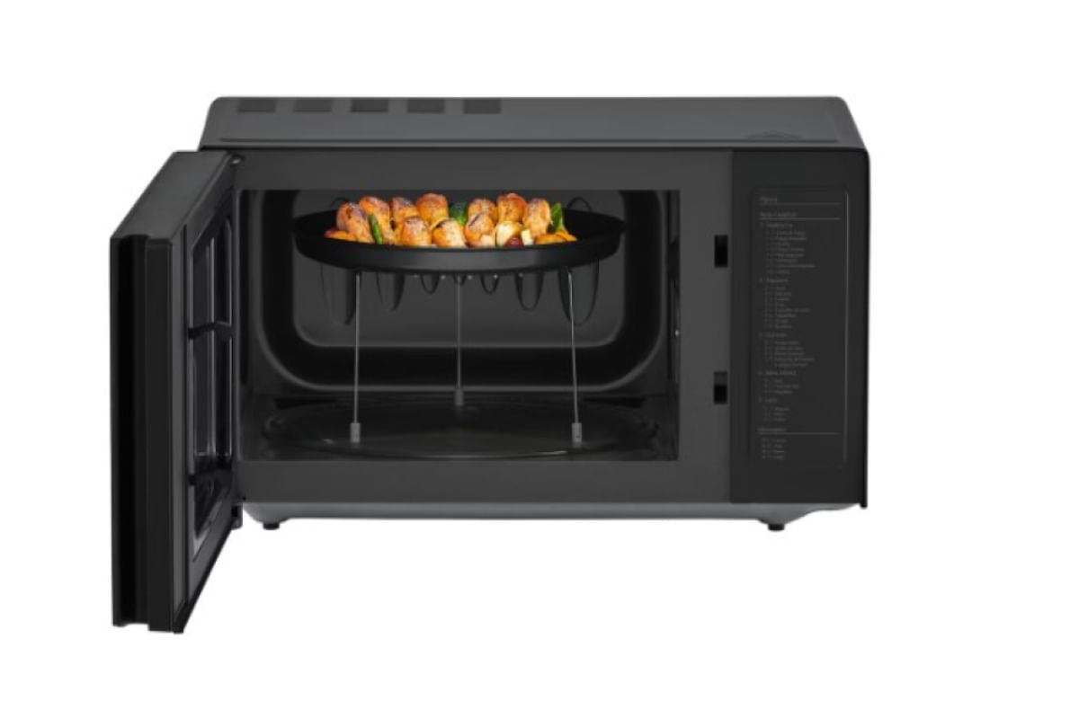 MICROONDAS LG NEOCHEF 30 LITROS GRILL ESPELHADO LIMPA FÁCIL THINQ SCAN TO COOK 127V MG3097NR