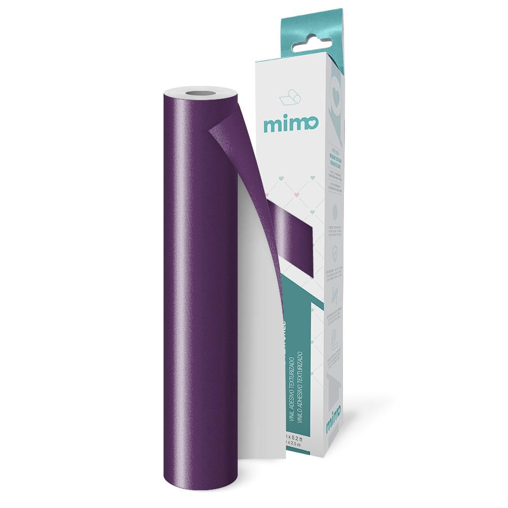 Adesivo Vinil Texturizado Roxo Mirtilo Mimo - 30 cm x 2,5 m